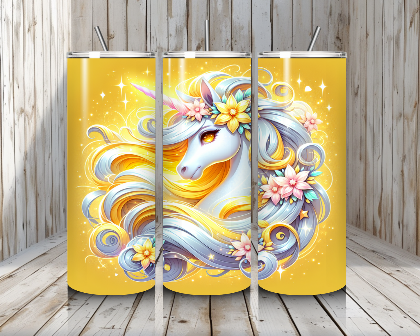 Golden Unicorn 20oz Tumbler