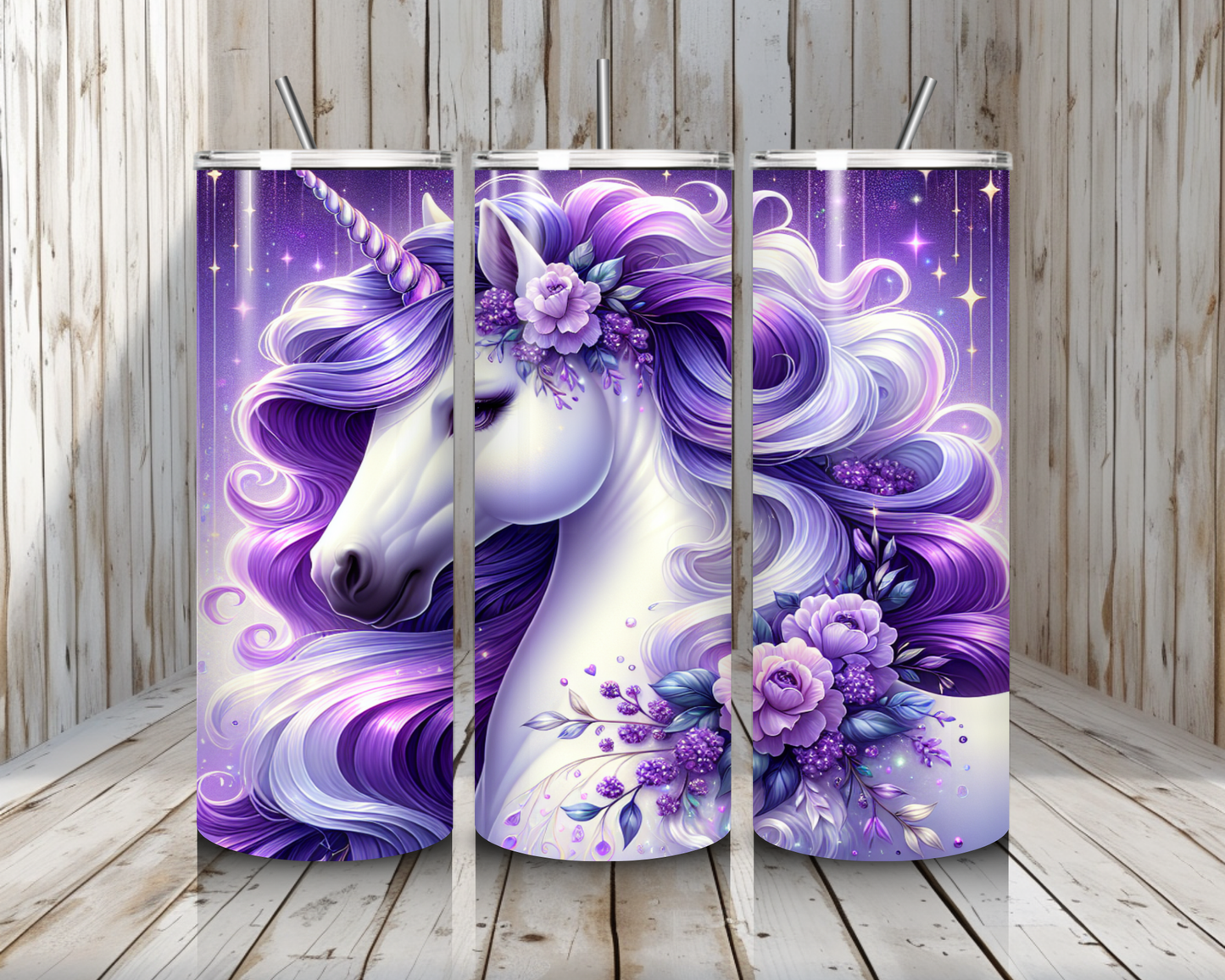 Purple Dream Unicorn 20oz Tumbler