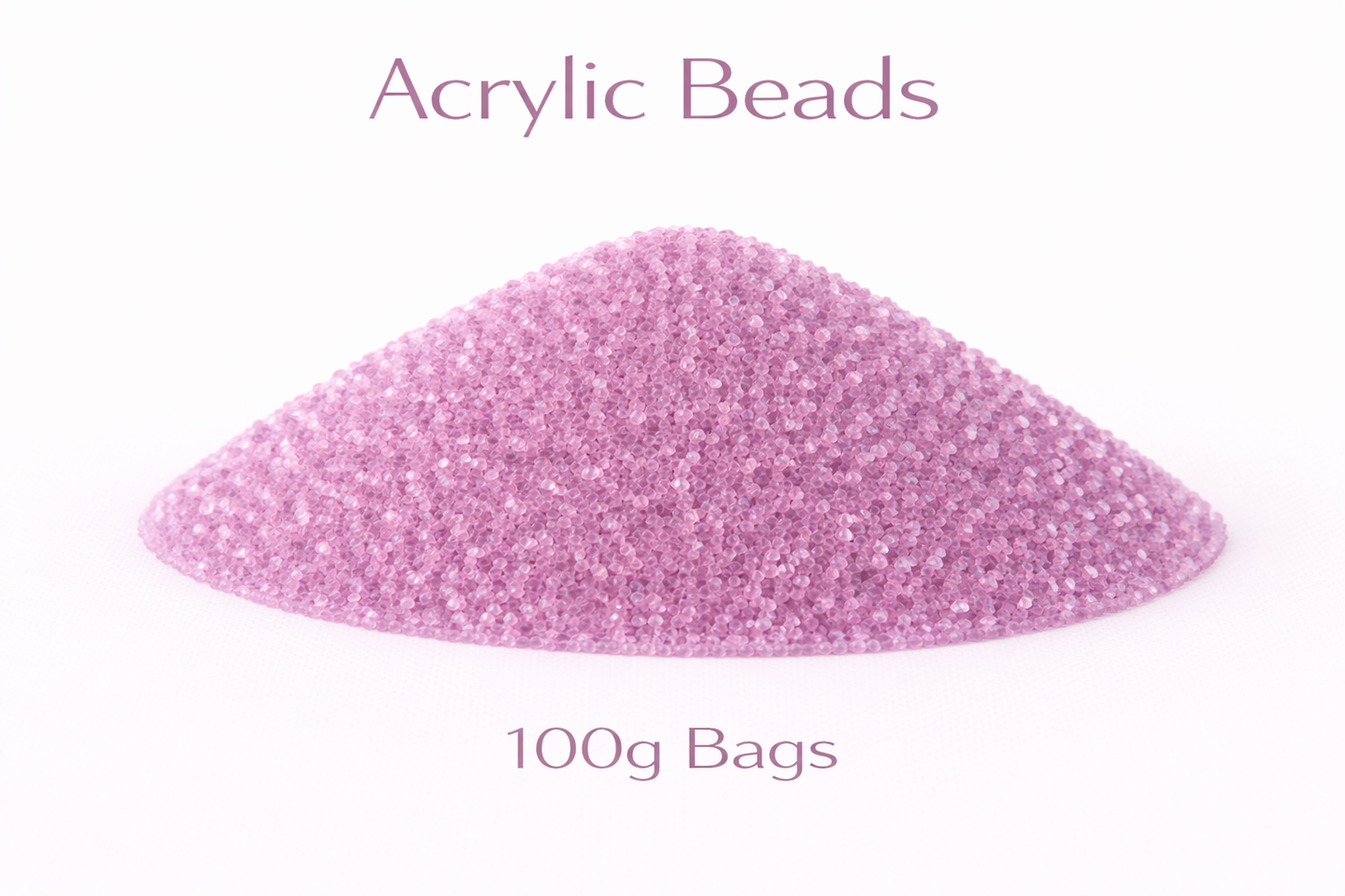 Blush Lavender Acrylic Beads