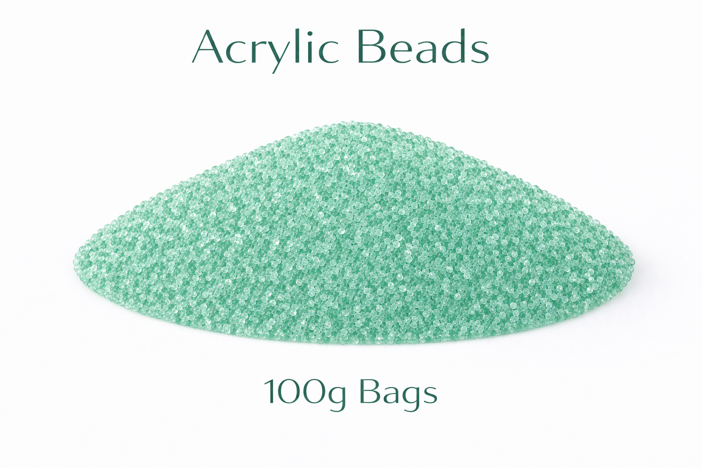 Mint Green Acrylic Beads