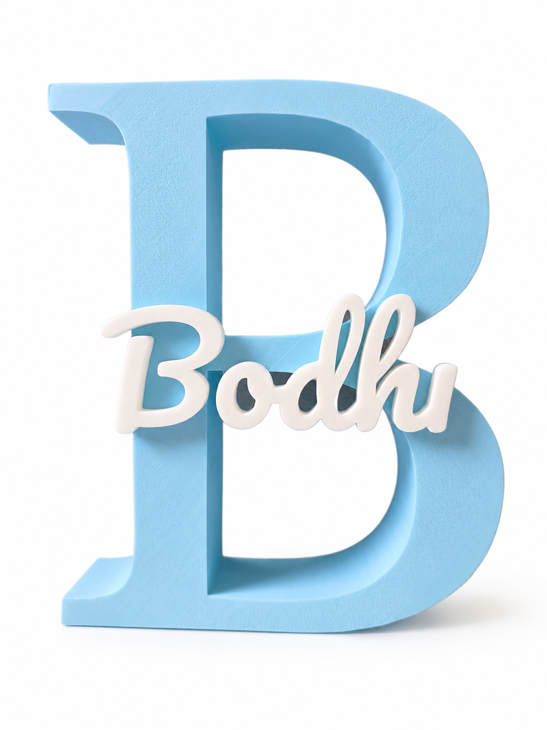 Children Initial and Name Ornamemt