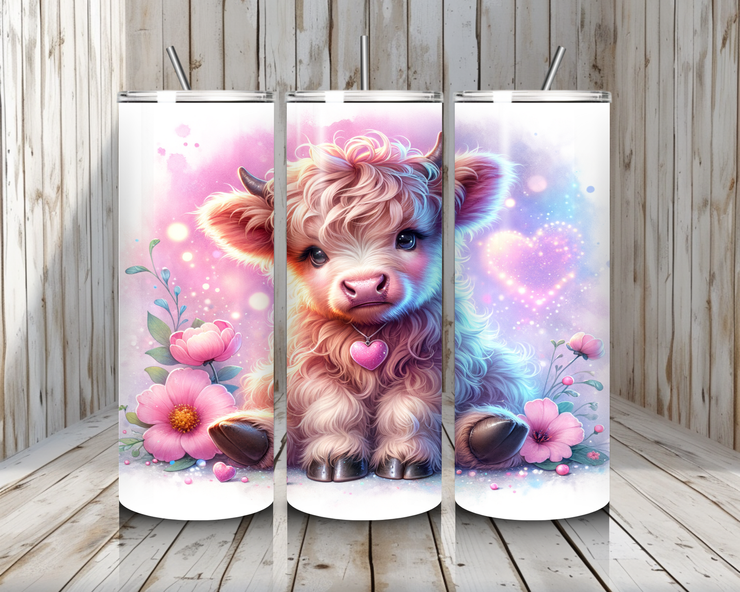 Love Highland Cow 20oz Tumbler