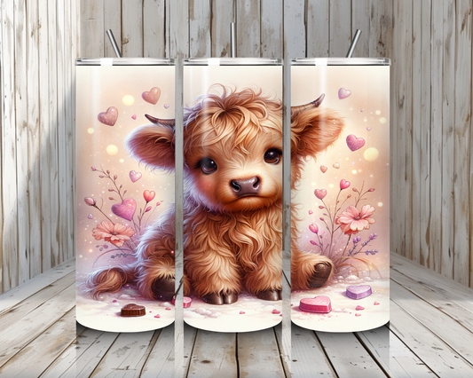 Sweet Highland Cow 20oz Tumbler