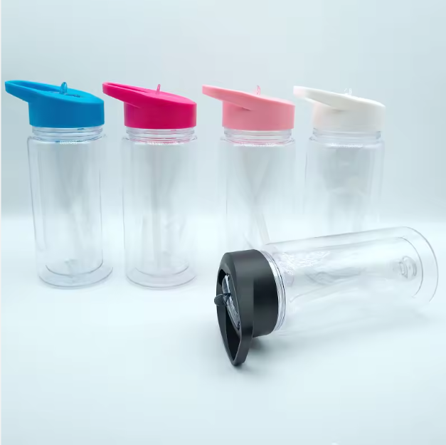 Kids Snow Globe Drinks Bottle - White