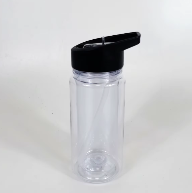 Kids Snow Globe Drinks Bottle - Black