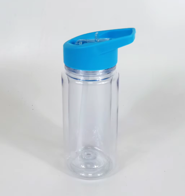 Kids Snow Globe Drinks Bottle - Blue