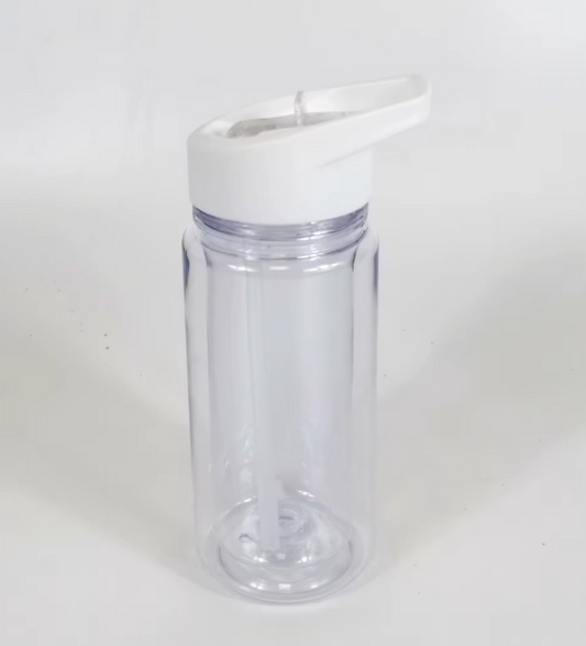 Kids Snow Globe Drinks Bottle - White