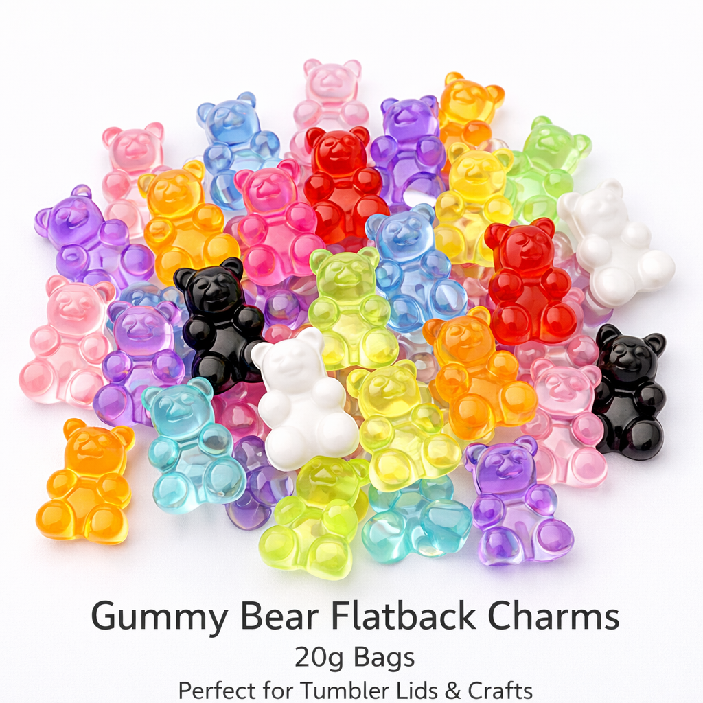 Gummy Bear Flatback Charms