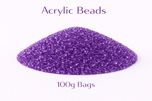 Amethyst Purple Acrylic Beads