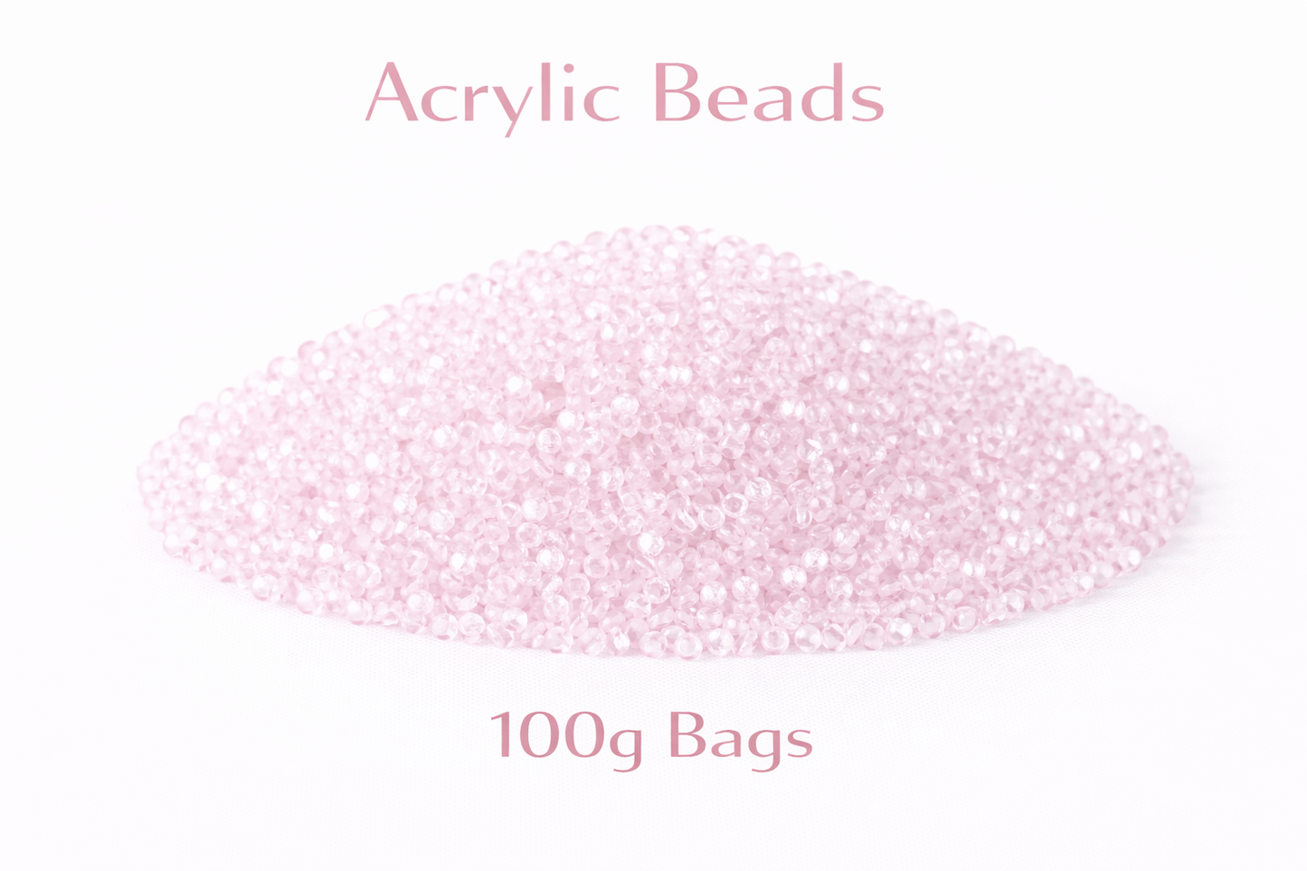 Baby Pink Acrylic Beads