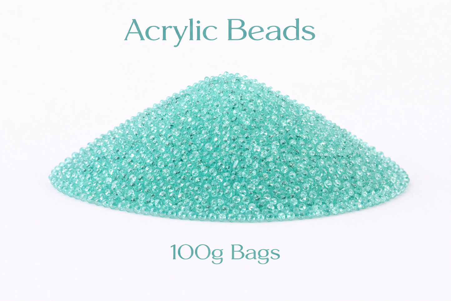 Turquoise Acrylic Beads