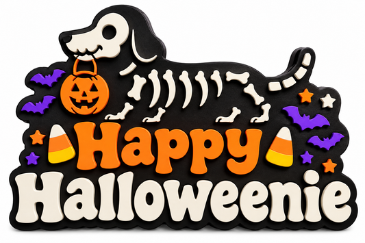 Happy Halloween Sign Halloweenie